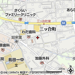 静岡県島田市三ッ合町1330周辺の地図
