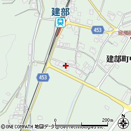 岡山県岡山市北区建部町中田853周辺の地図