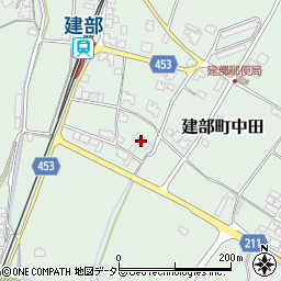 岡山県岡山市北区建部町中田552周辺の地図