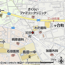 静岡県島田市三ッ合町1145-3周辺の地図