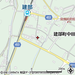 岡山県岡山市北区建部町中田549周辺の地図