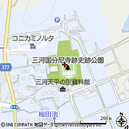 愛知県豊川市八幡町（忍地）周辺の地図