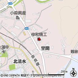 伸和精工株式会社周辺の地図