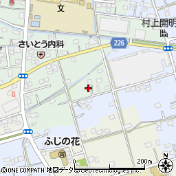 静岡県藤枝市高柳1229-3周辺の地図