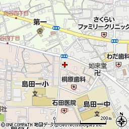 島田掛川信用金庫向谷支店周辺の地図