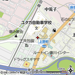 〒442-0801 愛知県豊川市上野の地図