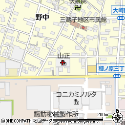 株式会社山正豊川営業所周辺の地図
