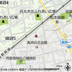 静岡県藤枝市高洲5周辺の地図