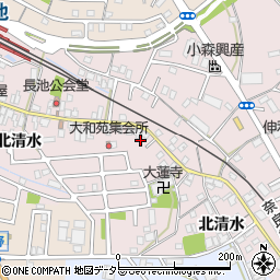 京都府城陽市長池北清水13周辺の地図
