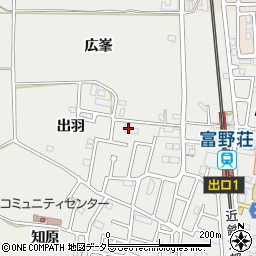 京都府城陽市枇杷庄出羽4周辺の地図