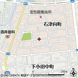 静岡県焼津市石津向町周辺の地図
