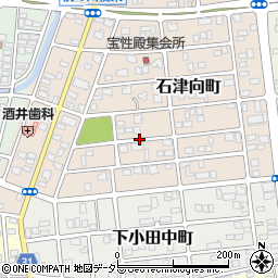 静岡県焼津市石津向町周辺の地図