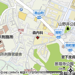森内科医院周辺の地図