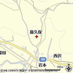 愛知県豊川市御津町金野周辺の地図