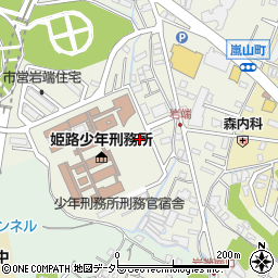 兵庫県姫路市岩端町周辺の地図