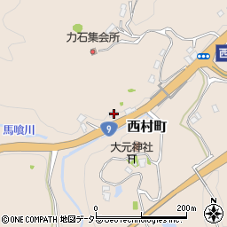 島根県浜田市西村町1251周辺の地図