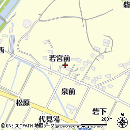 愛知県西尾市吉良町岡山若宮前45周辺の地図