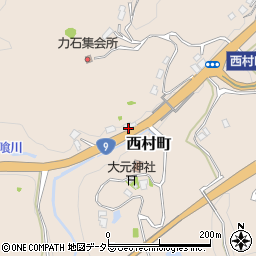島根県浜田市西村町1252周辺の地図