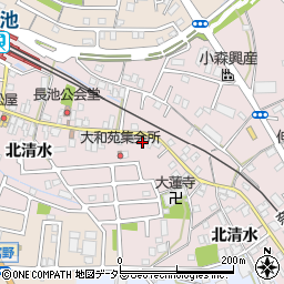 京都府城陽市長池北清水15周辺の地図