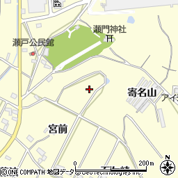 愛知県西尾市吉良町瀬戸周辺の地図