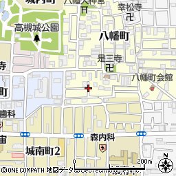 大阪府高槻市八幡町11周辺の地図