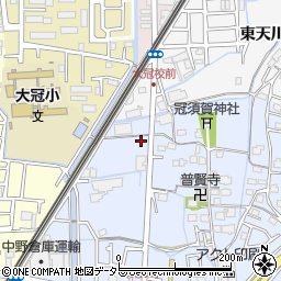 タイムズ高槻須賀町駐車場周辺の地図