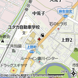 ユタカ豊川自動車学校周辺の地図