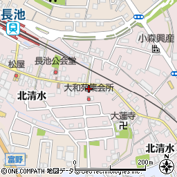 京都府城陽市長池北清水17周辺の地図