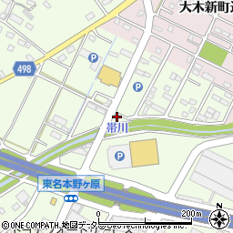 愛知県豊川市本野ケ原4丁目45周辺の地図