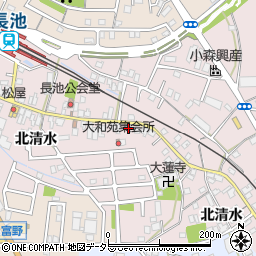 京都府城陽市長池北清水16周辺の地図