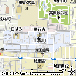 大阪府高槻市土橋町2周辺の地図