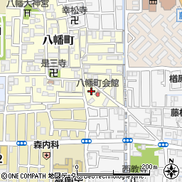 大阪府高槻市八幡町8-5周辺の地図