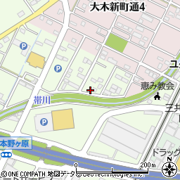 愛知県豊川市本野ケ原4丁目96周辺の地図