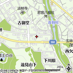 愛知県豊川市御油町下川原117周辺の地図
