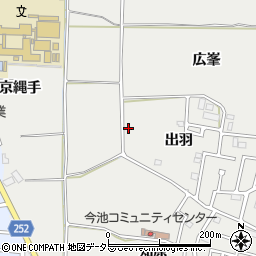 京都府城陽市枇杷庄出羽72周辺の地図