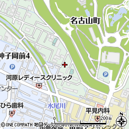 兵庫県姫路市名古山町2-16周辺の地図