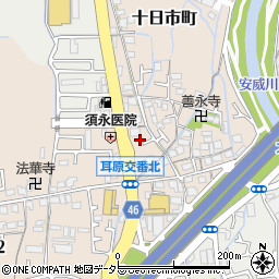 大阪府茨木市十日市町6周辺の地図