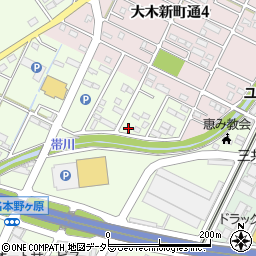 愛知県豊川市本野ケ原4丁目95周辺の地図
