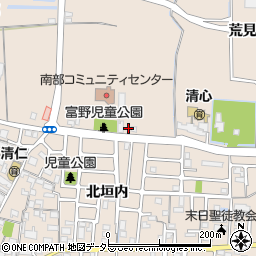 京都府城陽市富野東田部68周辺の地図