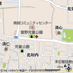 京都府城陽市富野東田部69周辺の地図