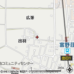 京都府城陽市枇杷庄広峯39-5周辺の地図