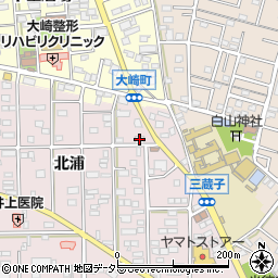 豊川信用金庫三蔵子支店周辺の地図