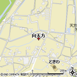 静岡県周智郡森町向天方周辺の地図