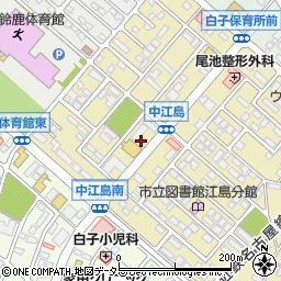 平成ホルモン 白子店周辺の地図