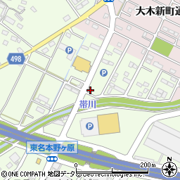 愛知県豊川市本野ケ原4丁目44周辺の地図
