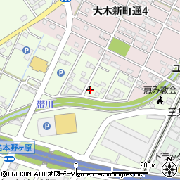 愛知県豊川市本野ケ原4丁目93周辺の地図