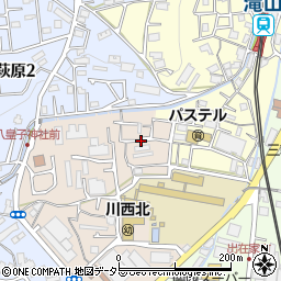 兵庫県川西市丸の内町9周辺の地図