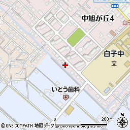 三重県鈴鹿市中旭が丘4丁目10周辺の地図