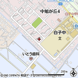 三重県鈴鹿市中旭が丘4丁目9周辺の地図