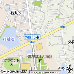 大阪府箕面市外院3丁目1-5周辺の地図